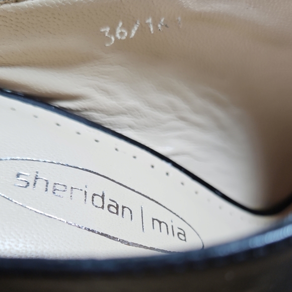 Sheridan Mia Platform Wedge Leather Sandal - Picture 11 of 12